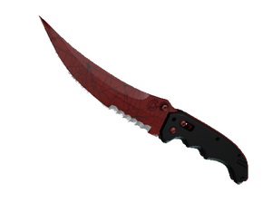 Flip Knife Crimson Web