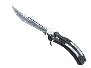 Butterfly Knife Damascus Steel