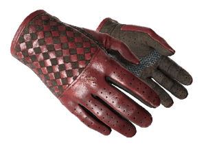 Driver Gloves Crimson Weave