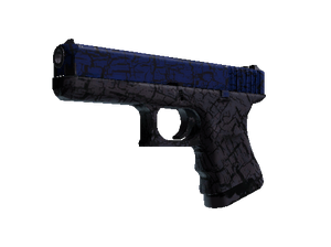 Glock-18 Blue Fissure